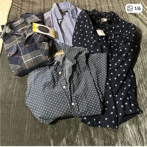 Bundle of 4 men’s shirts Banana Republic/ Primark and Jachs